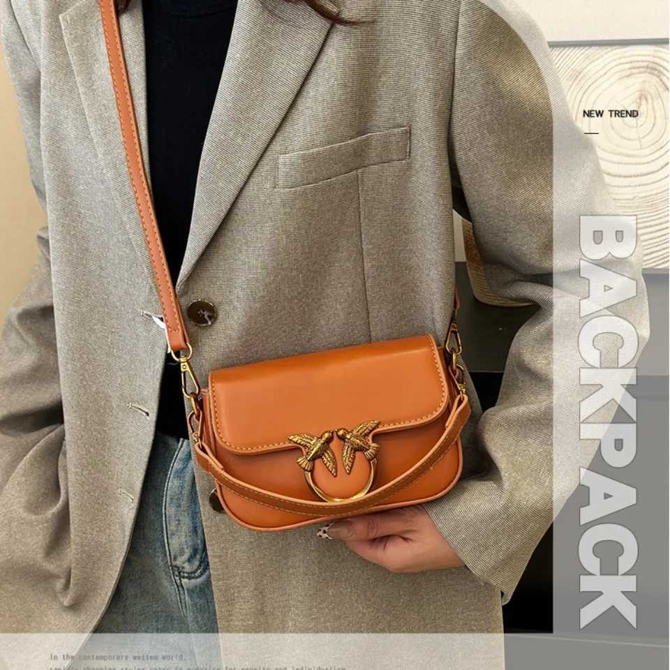 Ladies Handbag Swallow Bag Fashionable Versatile Single Shoulder Crossbody Bag Small Square Bag Commuting Bag H260306