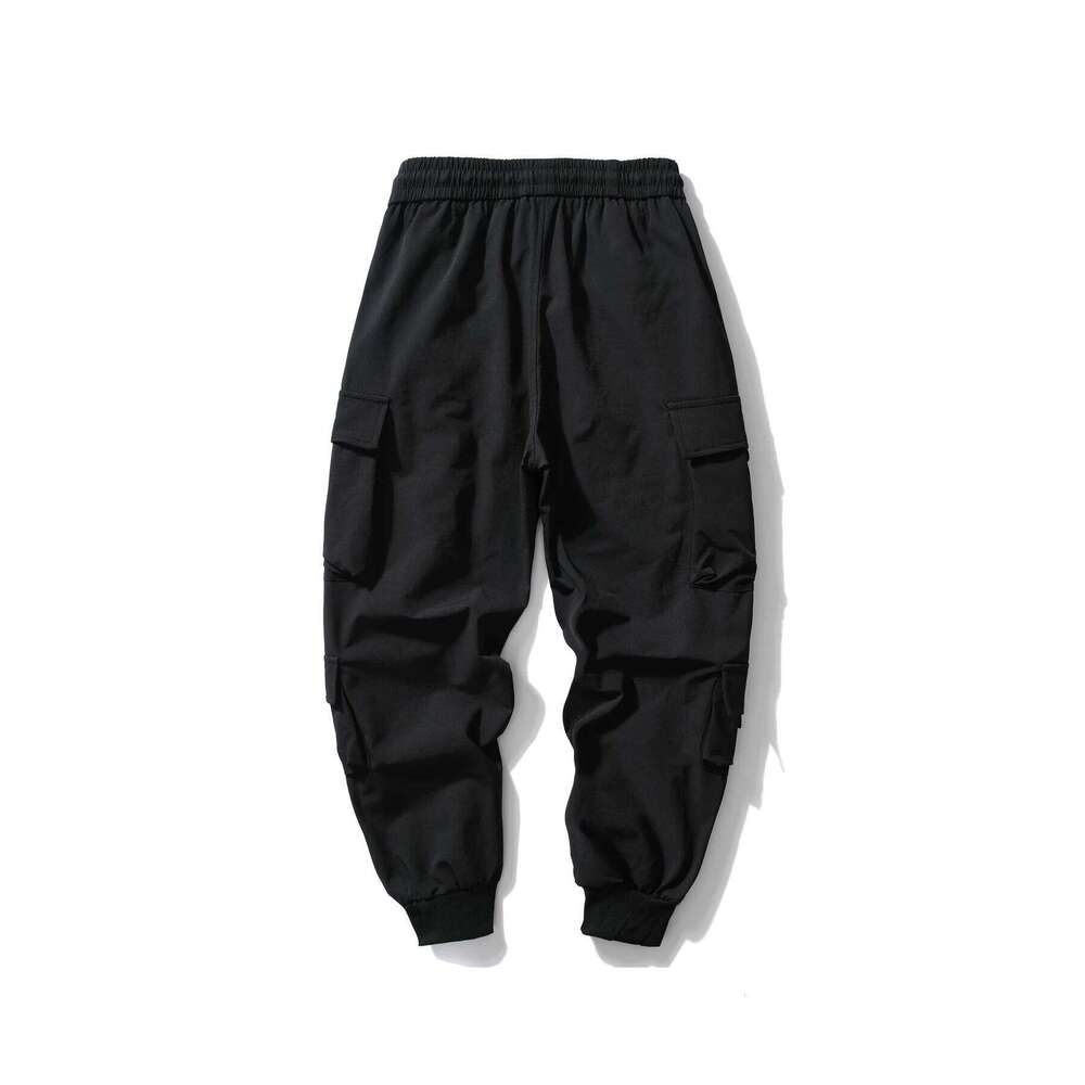new multi pocket workwear straight tube multifunctional casual pants, oversized men's pants