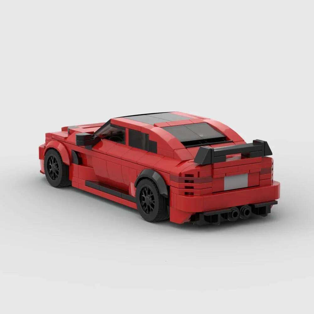 MOC Alfas Romeos Giulia GTAm Sports Car Building Blocks Super Speed Racing Vehicle Bricks Garage Brick Toys For Children Gifts Z260305
