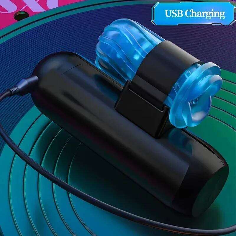 Automatic Telescopic Sucking Vibration Retractable Electric Adult Toy Male Masturbator Sex Toys for Men W260305