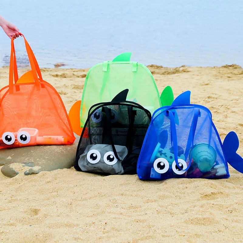 Summer travel beach bag childrens cartoon toy storage bag swimsuit storage bag big eye handheld toiletry bag 260303