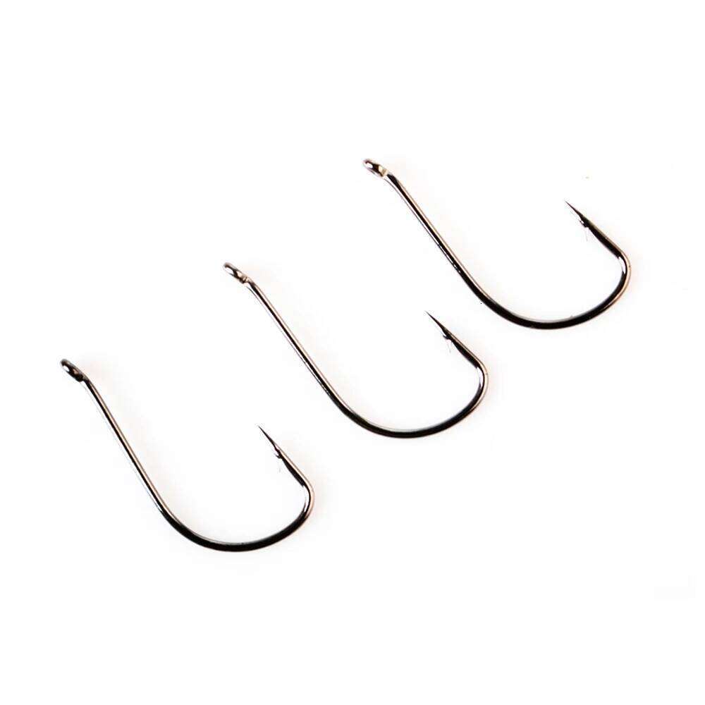 FTK 9 Kinds Sharp Carp High Carbon Stainless Steel Barbed Fish Hook With Eye Fishhook for Lake Fishing Goods pesca S260305