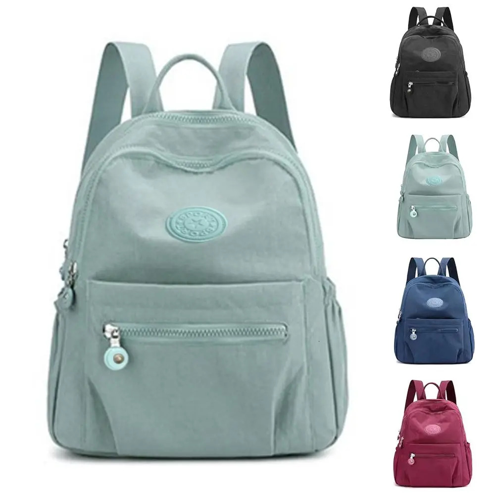 Casual Large Capacity Shoulder Bag Student Waterproof Lightweight Mini Rucksack Wear-resistant Small Backpack Travel260228