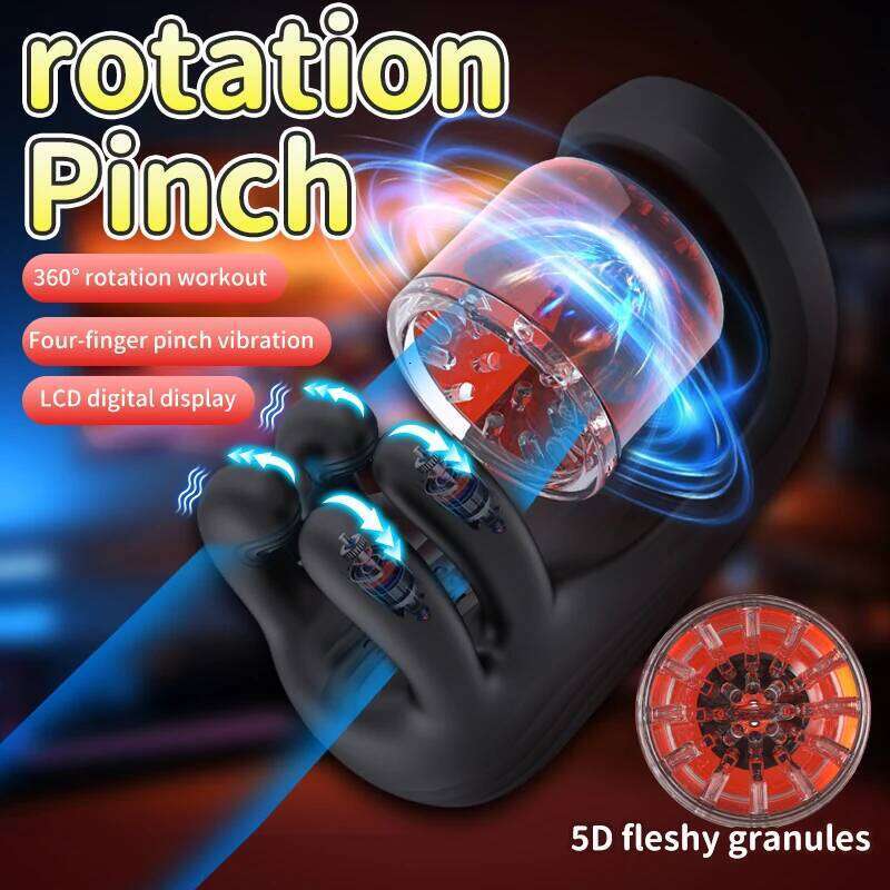 Training Masturbator Cup for Men Penis Ring Ejaculation Glans Massage Delay Endurance Trainning Male Sex Toys W260305