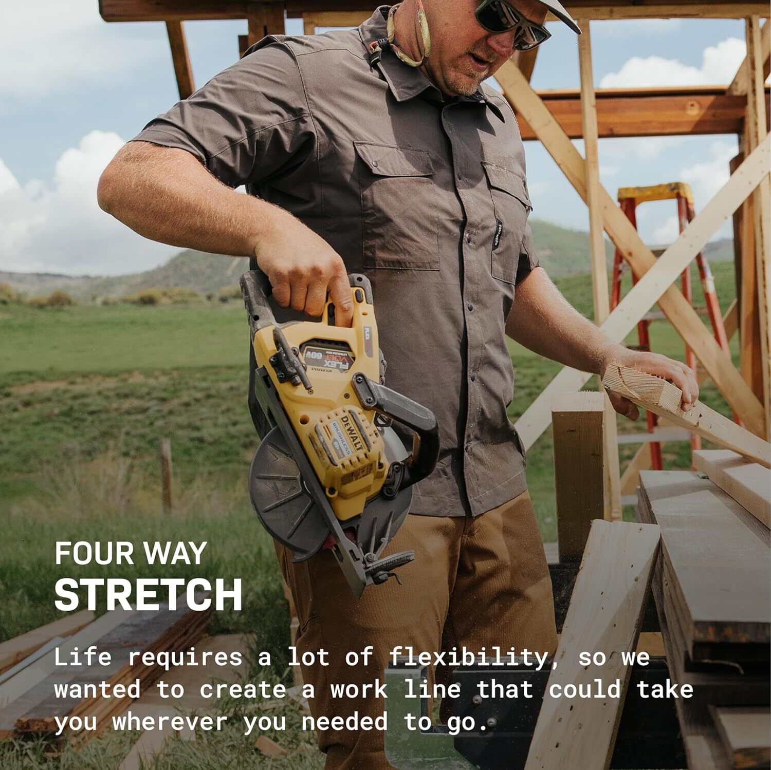 Men's Cloud Work Shirt - Button Down, Lightweight, Fast-Drying, Breathable, and SPF Shirts