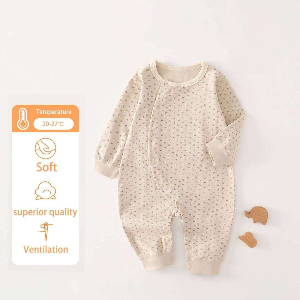 AYNIGIELL Spring 0-6Months Baby Rompers Newborn Girls Boys 100%Cotton Clothes Autumn High Quality Cartoon Patterned Jumpsuit Z260306