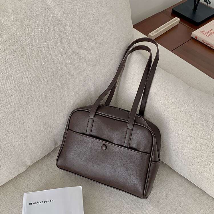 Women's Korean Niche Shoulder Ladies' Autumn And Winter 2026 New Vintage Underarm Bag, Large-Capacity Tote Bag