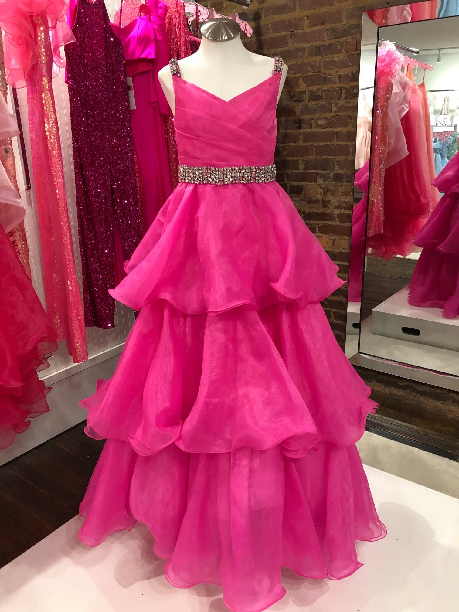 Candy Color Organza Little Girl Pageant Dresses 2026 Straps Infant Toddler Girls Prom Gowns Zipper-Back Ruffles Long Kids Formal Party Birthday Prince