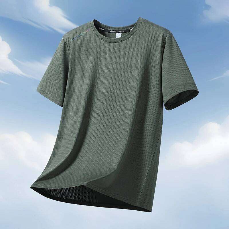 180kg 12xl 11xl 10xl 9xl T-Shirts Men Extra Large Size Quick Dry Round Neck Short Sleeve Oversized Tops Tee Big Loose Clothing 26H0306