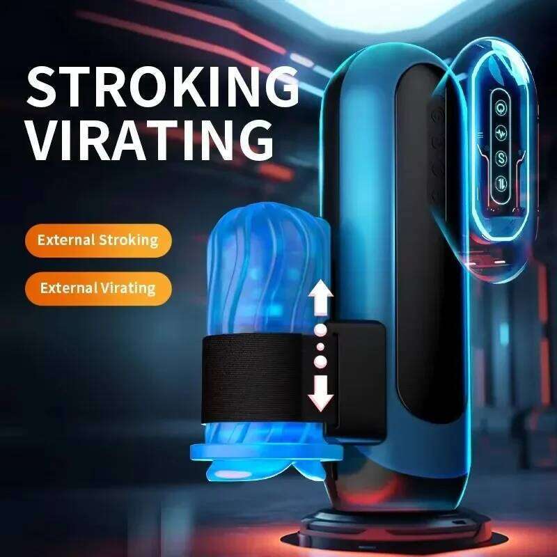 Automatic Telescopic Sucking Vibration Retractable Electric Adult Toy Male Masturbator Sex Toys for Men W260305