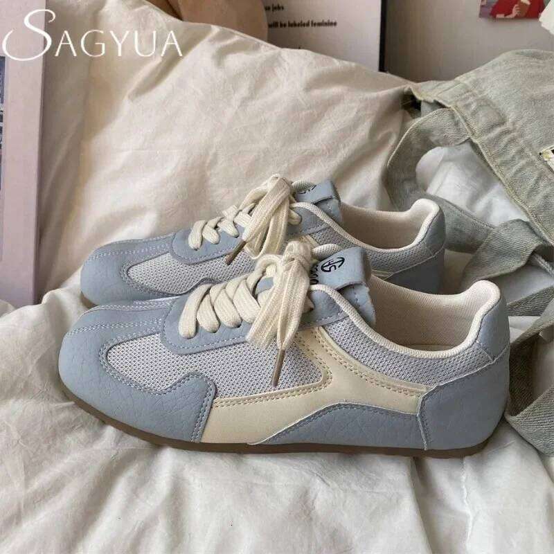Casual Sport Sneaker Women Flats Shoes Mesh Sandals 2025 Trend Summer Comfort Breathable Soft Sole Running Zapatillas De Mujer