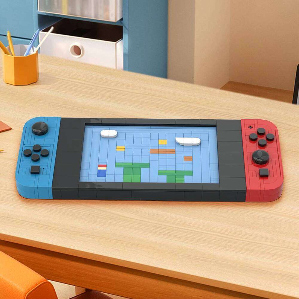 MOC Switchs Game Console Building Blocks Nintendoed Entertainment System Model Bricks Kid Toys Birthday Gifts Z260305
