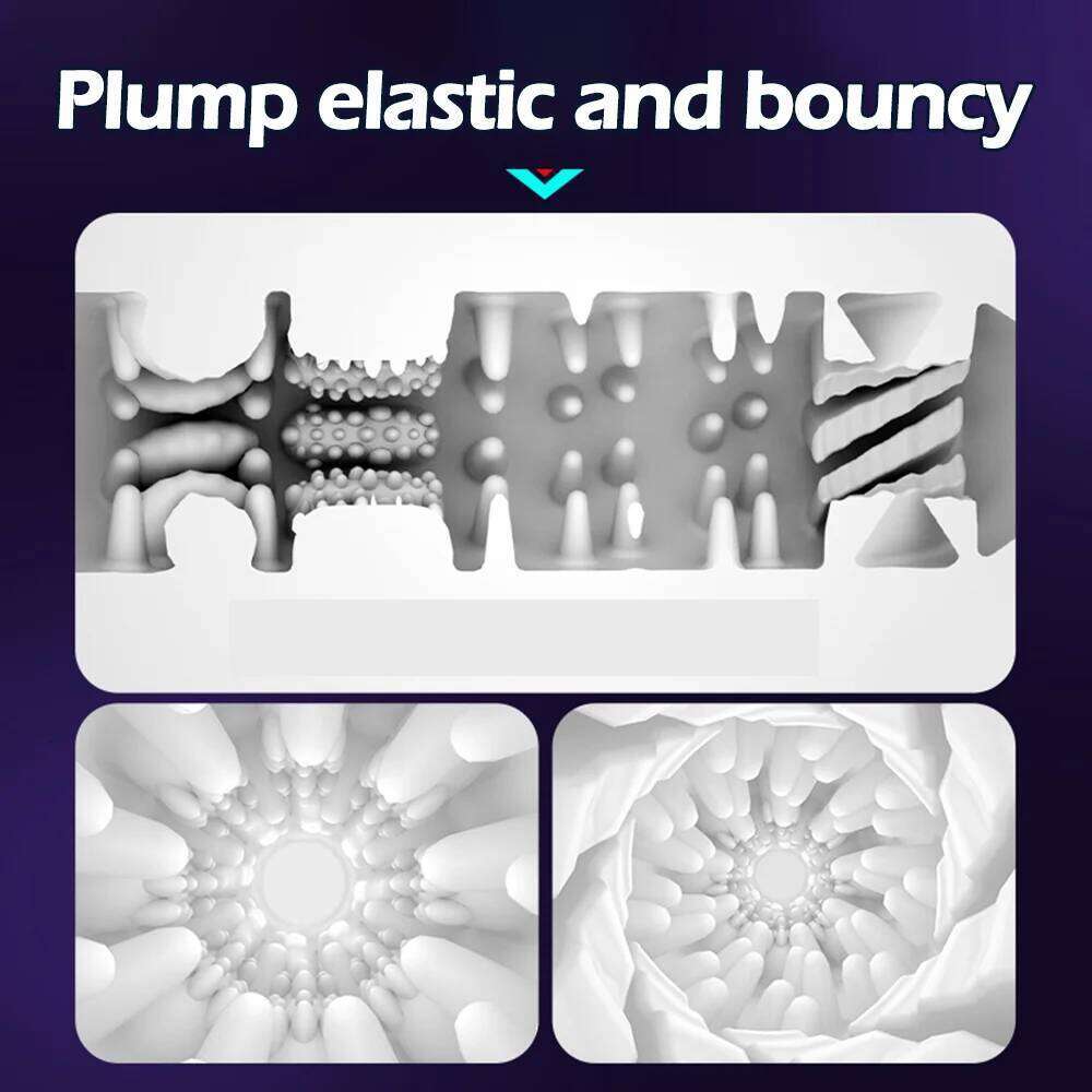 Male Masturbator Simulation Channel Moaning Mens Penis Stimulate Vibrator Adult Sexy Sex Toy For Men Pocket Pussy W260305