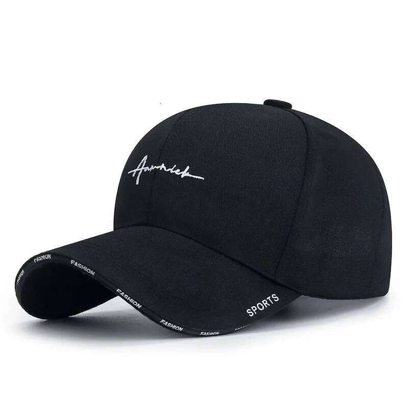 New baseball spring autumn, casual letter sunshade duckbill cap for young male and female students, couple hat Y260304