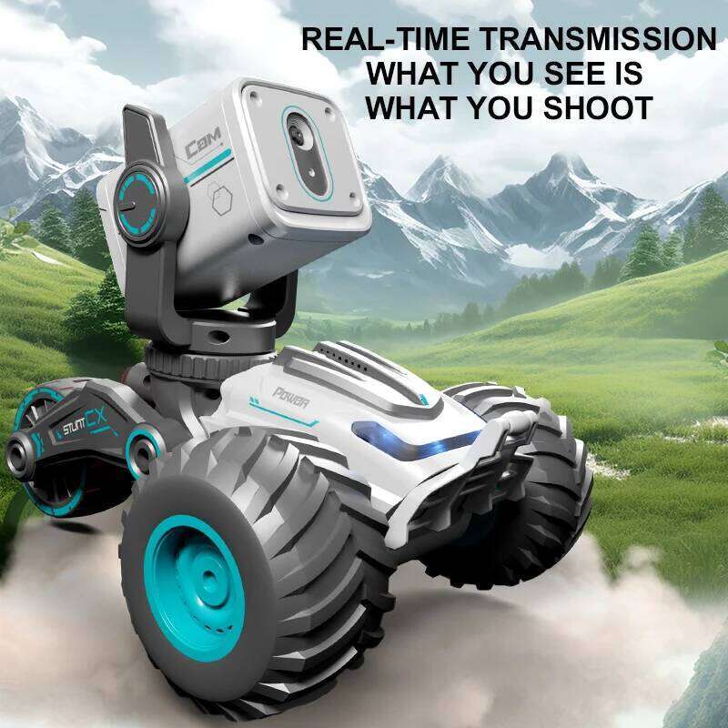 DWI RC Car with FPV Camera Remote Control Toy for Kid HD Video Recording Wireless Shooting Display Screen Real Time Transmission C260305