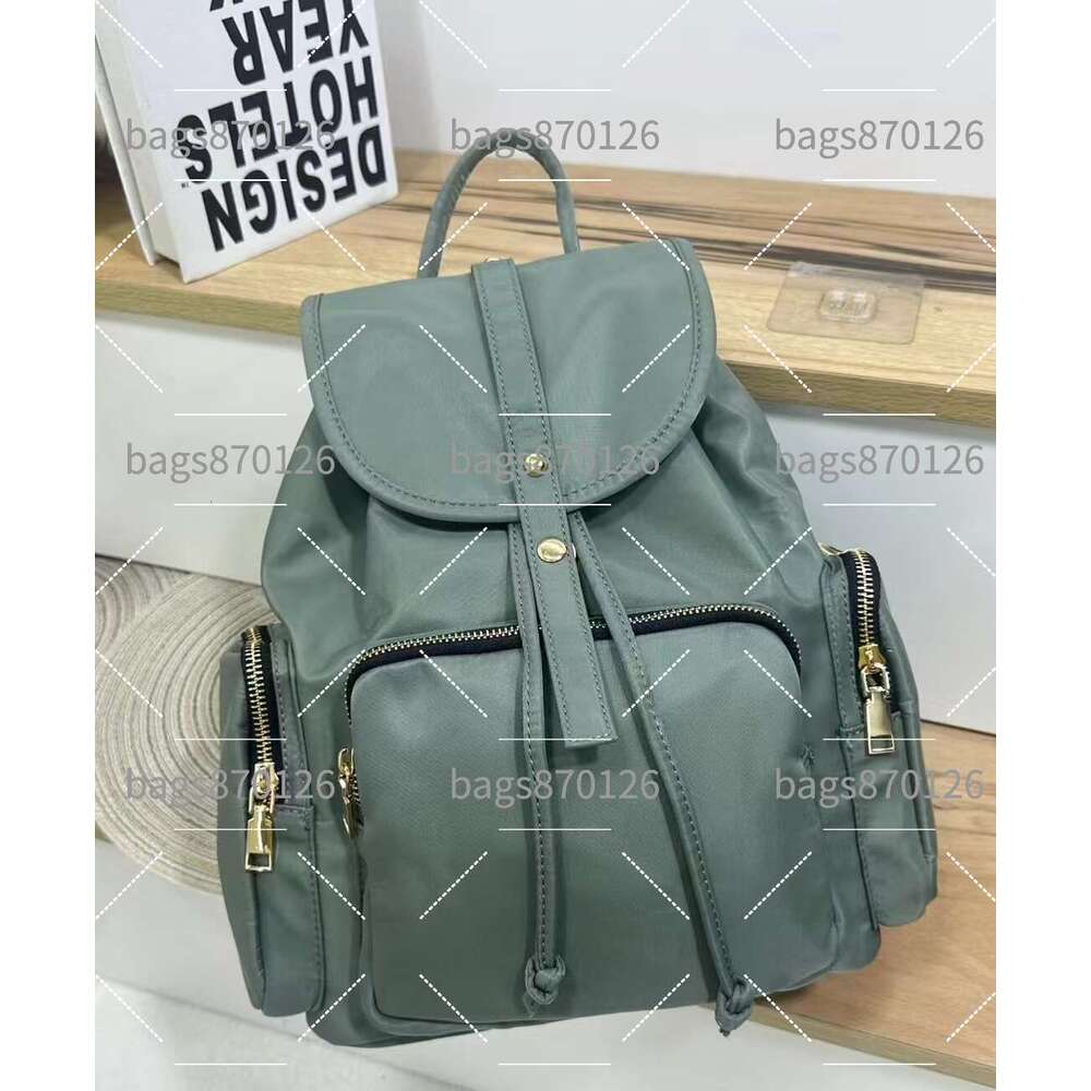 Hot Selling Factory Direct Cross-Border Nylon Waterproof Flap Versatile Large Capacity Women's Bag Drawstring Travel Backpack Luxury Bags PIERREL