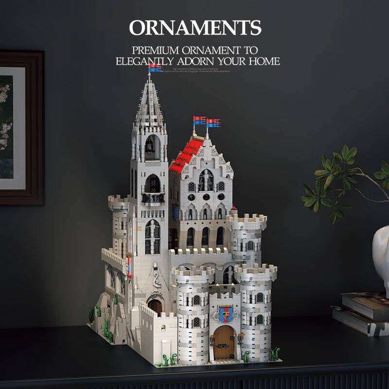 3999PCS Grand Medieval European Blocks Knight Castle Model Desktop Ornaments Kids Gift Educational Building Toys Z260305