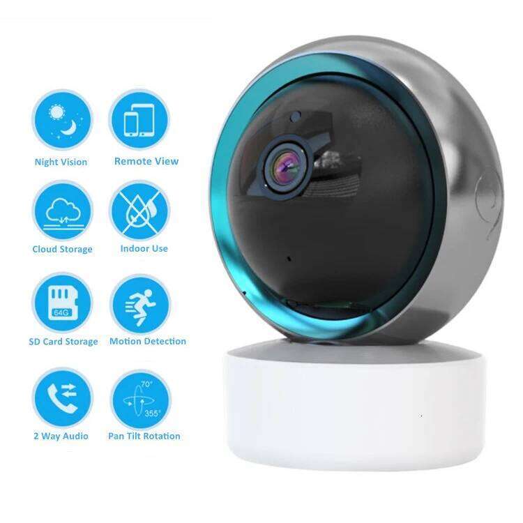 5G Dual-Band Wi-Fi HD Indoor Smart Camera &PTZ App Remote View Night Vision 2 Way Audio 26W0306