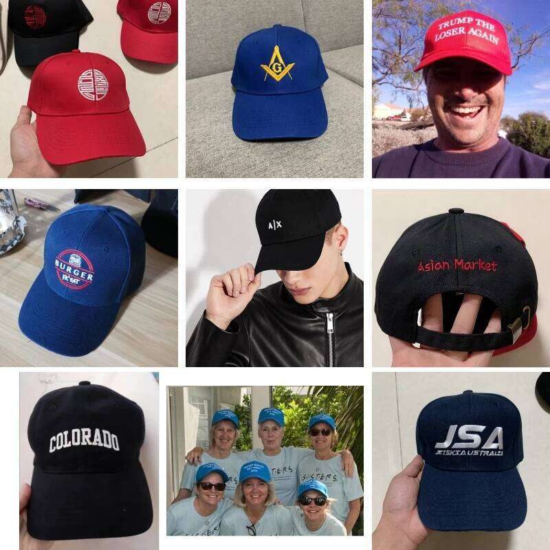 Customized LOGO Men's And Women's Adjustable Baseball Printed Embroidery Peaked Cap Casual Solid Color Hip-Hop Hat Y260304