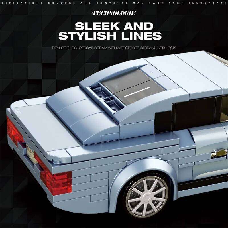 318pcs 911 GT3 Car Building Blocks 817 MOC Bricks High Tech Ideas Toy Kit Collection DIY Gift Kids Adults Z260305