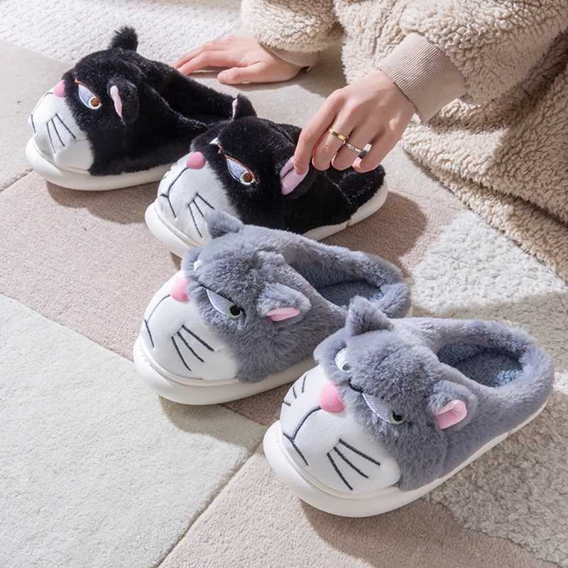 Winter Fluffy Womens Slippers Home Cute Cartoon Luxury Designer Shoes Girls Flats Casual Elegant Plush Fashion Fuzzy Fur Slides S260305
