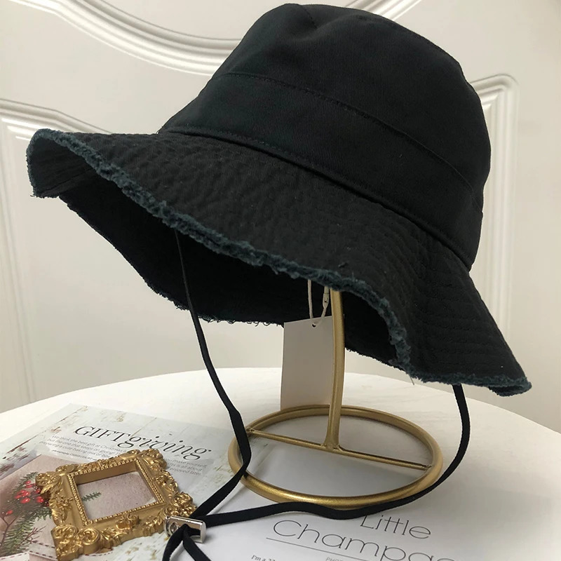 Hairy fisherman hat womens summer style sun shading spring and autumn travel sun hat beach sun protection 260228