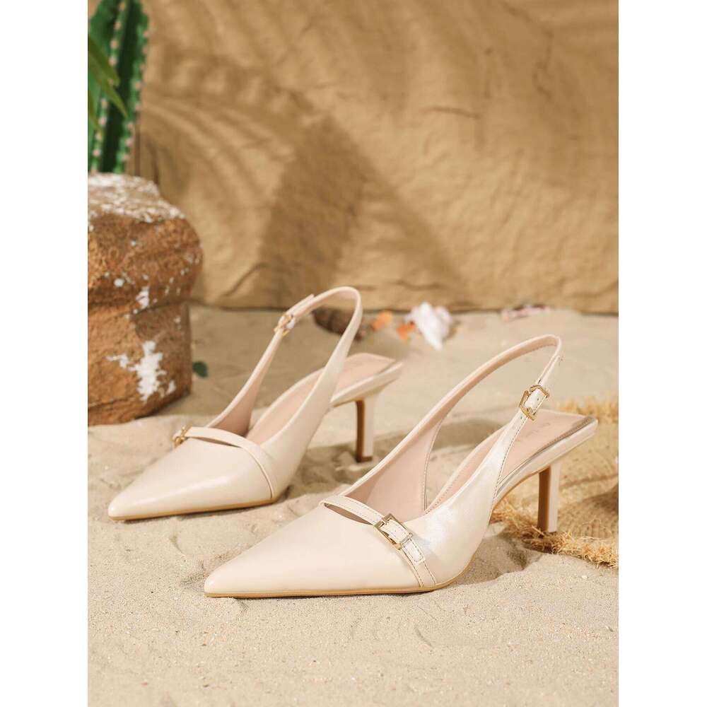 Sexy Pointed-Toe Women's Comfortable Fashion Sandals, Minimalist Versatile Stiletto Heels