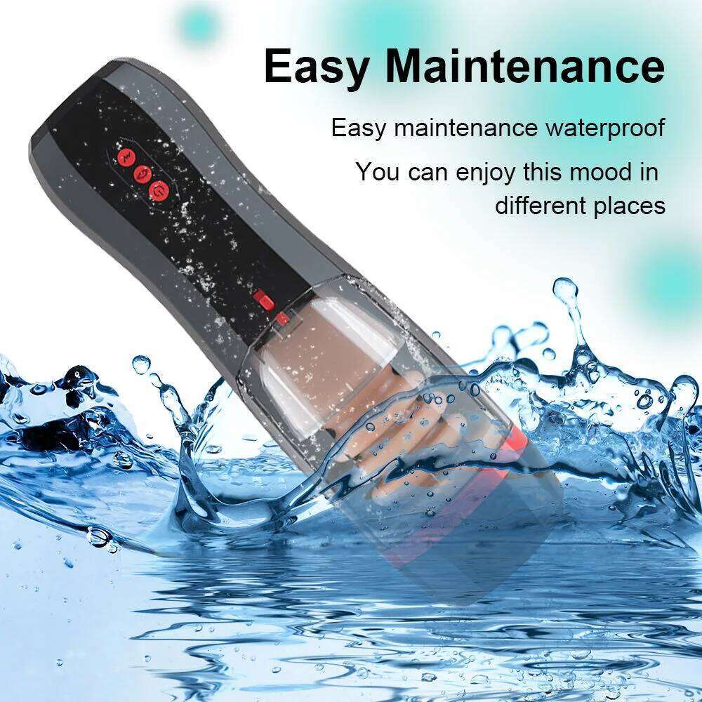 Fully automatic pull-out masturbation inner liner telescopic airplane cup penis exercise device sex toy W260305