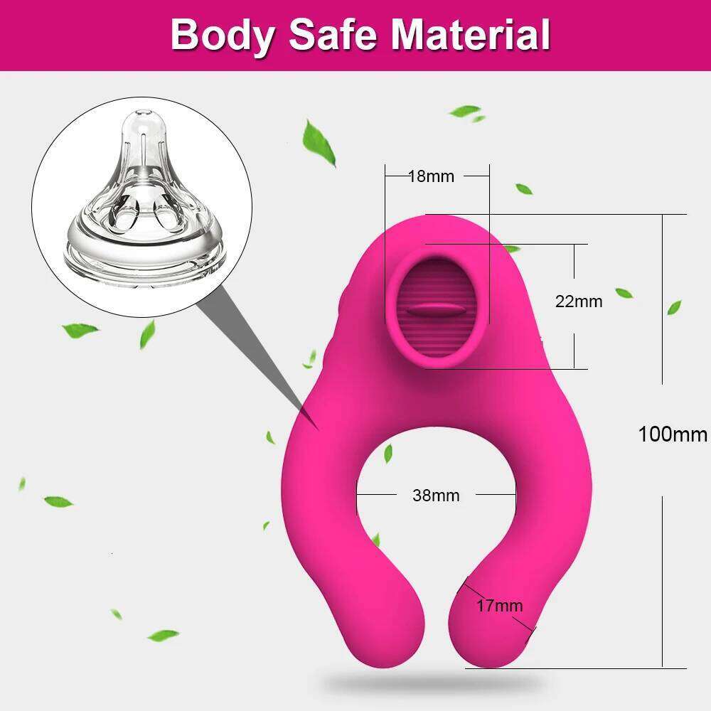 Vibrator Women Penis Cock Clitoral Stimulator Clit Sucker Delay Ejaculation Dick Enlarger Ring Sex Toys For Men Couples W260305
