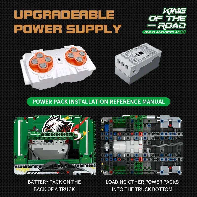 Static Version DIY Trailer Truck Front Model Building Block Technical Educational Assembly Toy Bricks For Boys Holidays Gifts Z260305