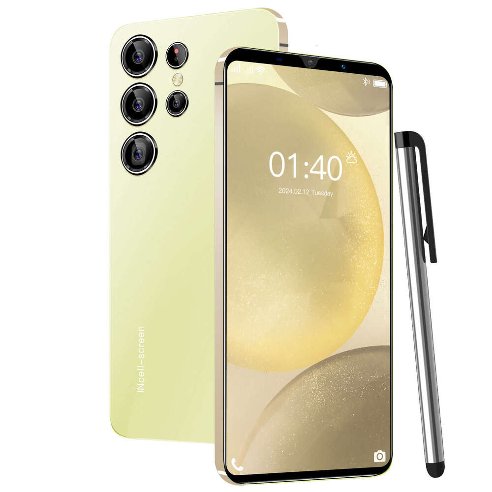 2026 New S25 Ultra Mobile Phone 5.5inch HD Waterdrop Display 16+1TB Large Memory Android Smartphone Wholesale SANNAING