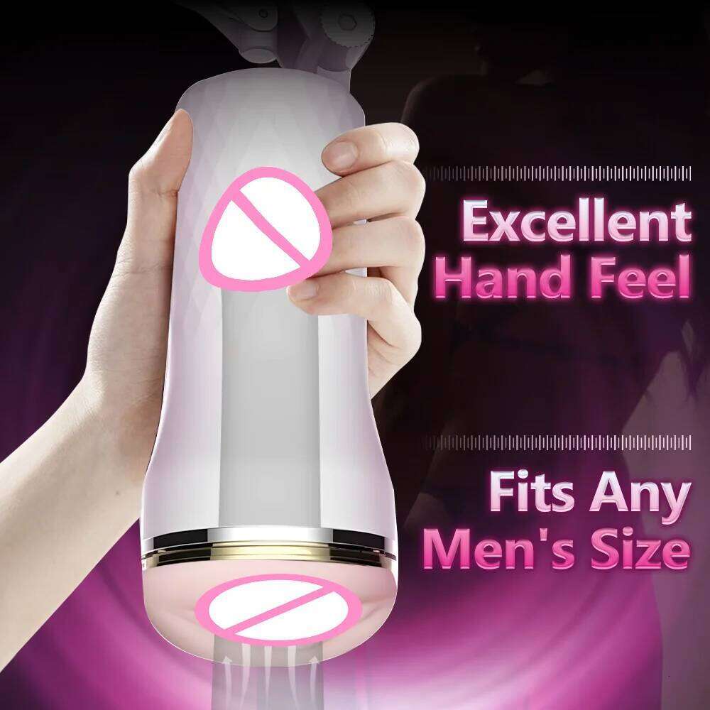 Men's Masturbation Penis Trainer Male Manual Masturbator Hands-Free Suction Cup 3D Simulation Pocket Pussy Sex Toy For Men W260305