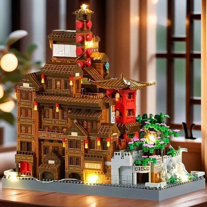 1846 Pieces of Hongyadong Puzzle Building Blocks, Creative Decorations and Room Decorations, Birthday, Valentine's Day/Christmas/Christmas Eve Ho
