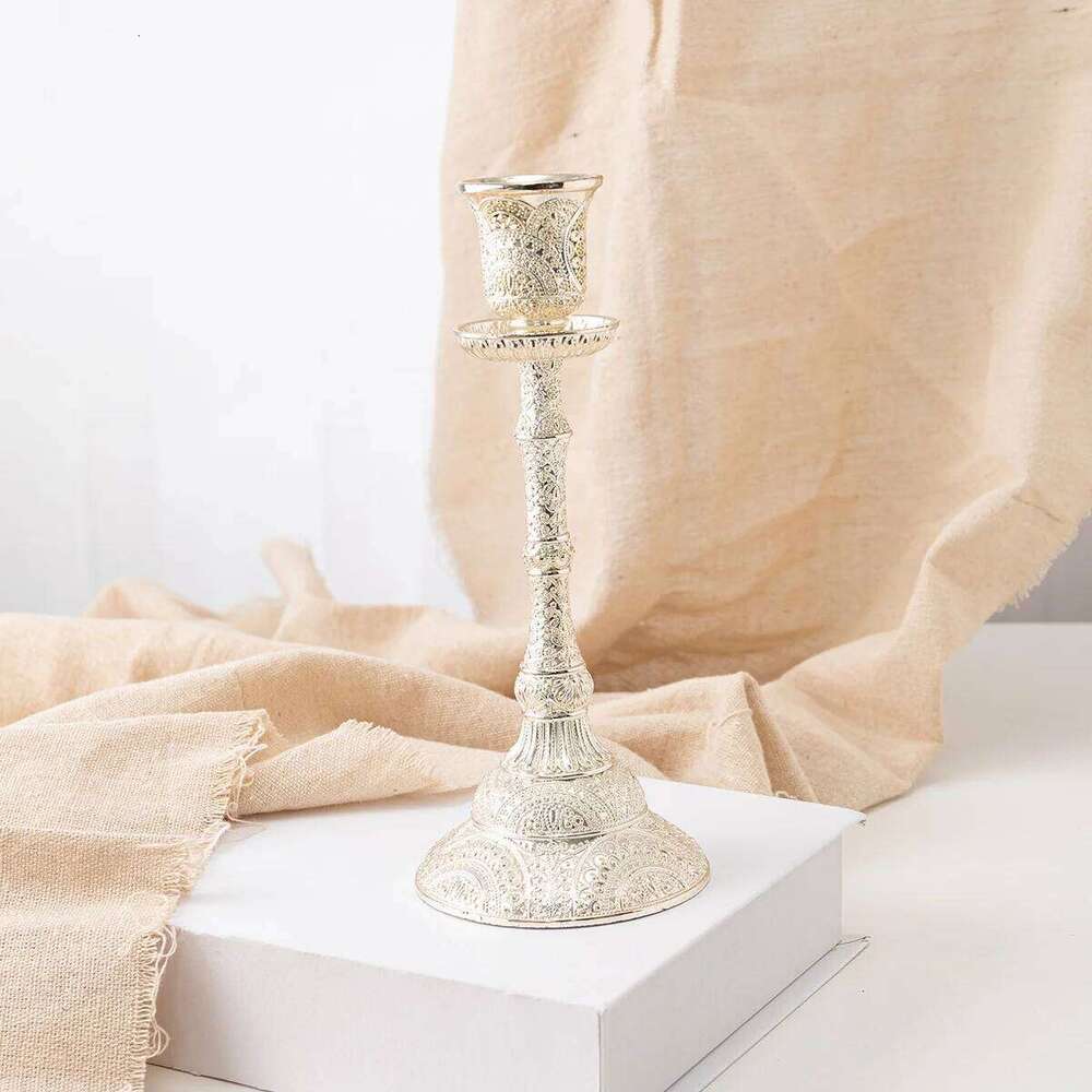 European-style small single-head carved hand-painted high-end wedding candlelight dinner hotel home decoration decora XJ260305