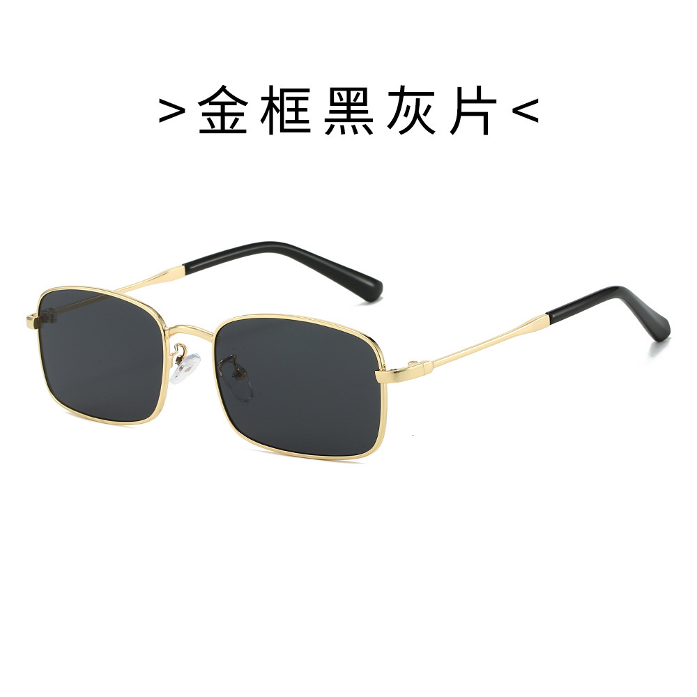 Free Shipping Eyewear New European and American Trendy for Fishing, Sun Protection, Black Metal Glasses, Men's Sunglasses Wholesale