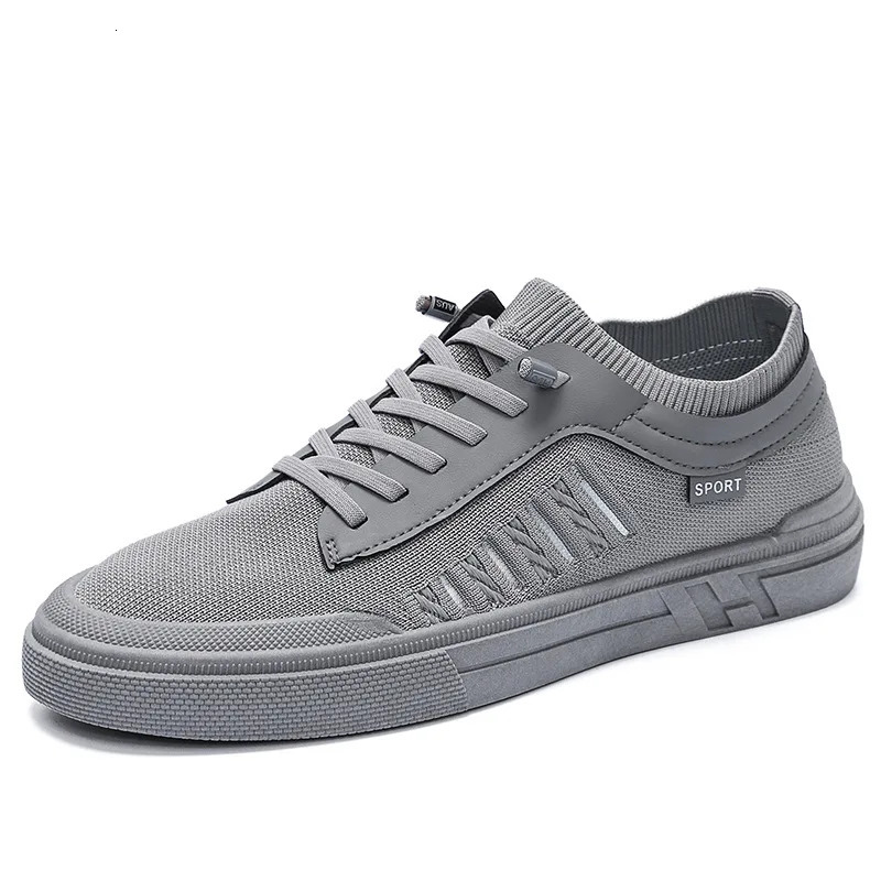 Summer Mens Breathable Mesh Canvas Sneakers Lightweight Comfortable Casual Sports Shoes for WalkingGym Trendy Non-Slip 260305
