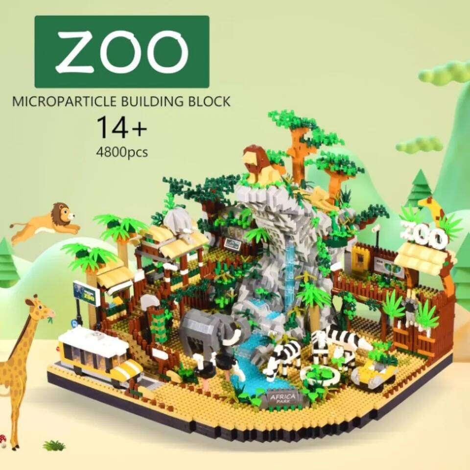 Miniature Building Block - 4,800 pieces, Zoo Mini building block model Set toys Z260305