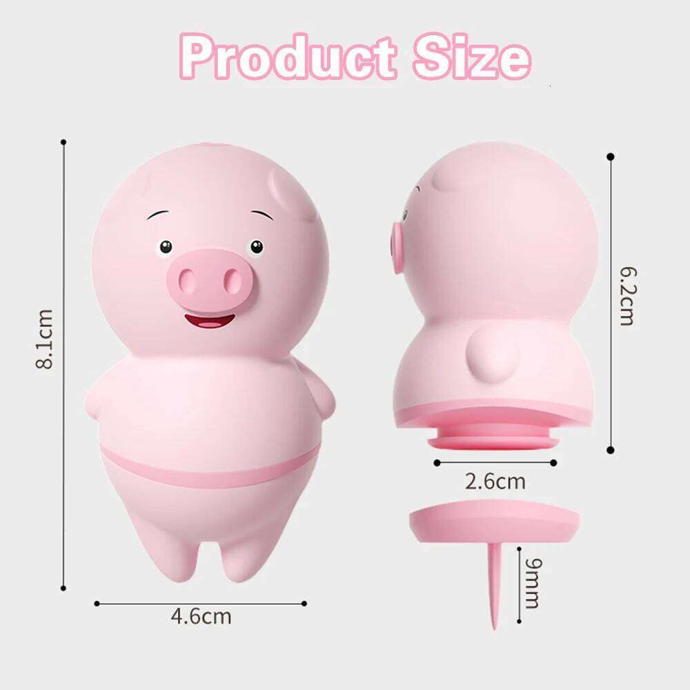 Female Tongue Licking Clitoris Sucking Vibrators Piggy G Spot Vagina Massager Vacuum Stimulator Sex Toys for Women Adults Goods W260305