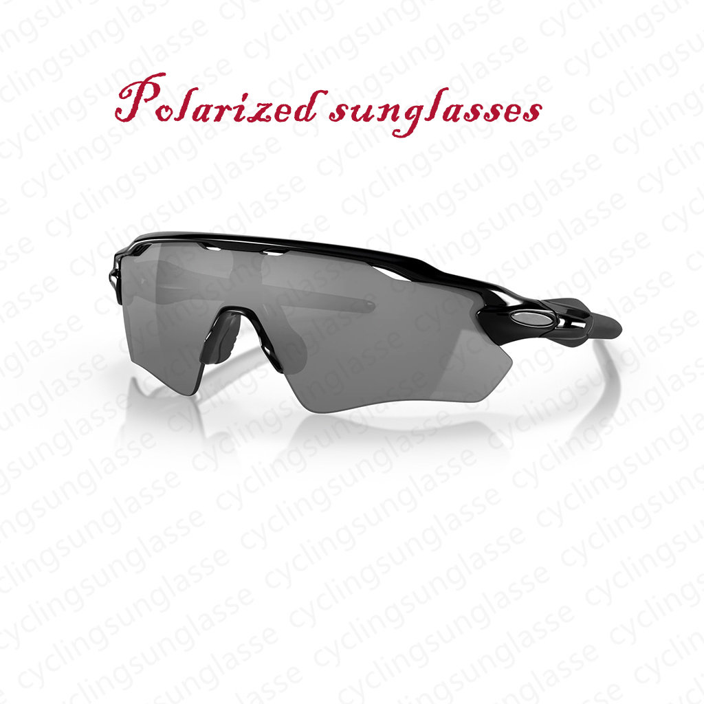 37 Style outdoor cycling sunglasses - black polarized sunglasses with TR90_EV frame material featuring stylish and fashionable gradient lenses running sunglasses