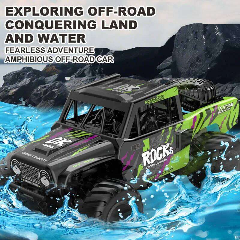 JJRC Q191 2.4G all-terrain jeep waterway amphibious four-wheel drive climbing off-road vehicle outdoor toy gift C260305
