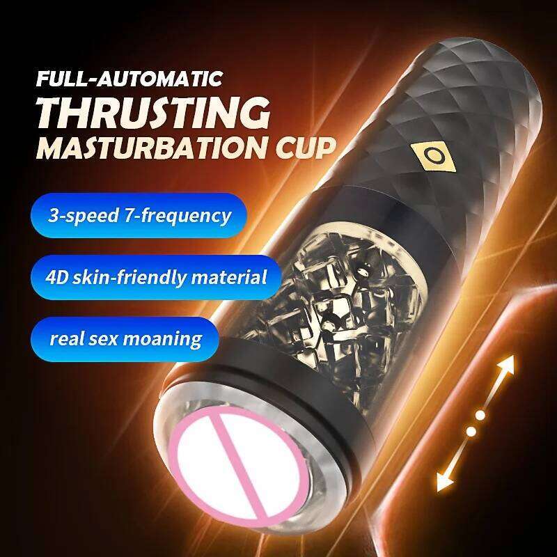 Automatic Male Masturbator Cup 10 Thrusting Modes Vagina Pocket Pussy Penis Blowjob Machine Sex Toy For Men Adult Supplies 18+ W260305
