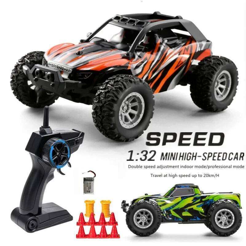 1:32 Scale 2.4G RC Car 20km/h High-Speed Off-Road 4WD Remote Control Toy for Kids Boys Gift C260305