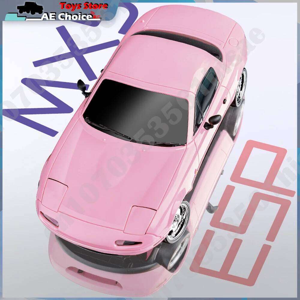 LDRC LD1804 RC Drift 1/18 Mazda Mx5 2.4G 2WD ESP Gyroscope LED Lights Full Scale Controlled Model Children Car Toys Gifts C260305