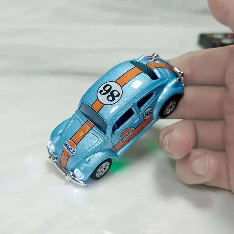 1/64 Drift Small Remote Control Wireless Mini Retro Simulation Beetle Alloy Model Boy Toy Car C260305