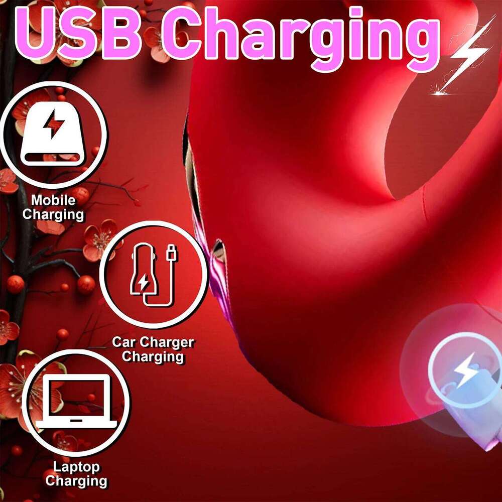 Female Masturbation Massage Vibrator 3 In 1 Lip Bite Lightly Tapping Vibration G Spot Tongue Licking Massager Adult Sex Toy W260305