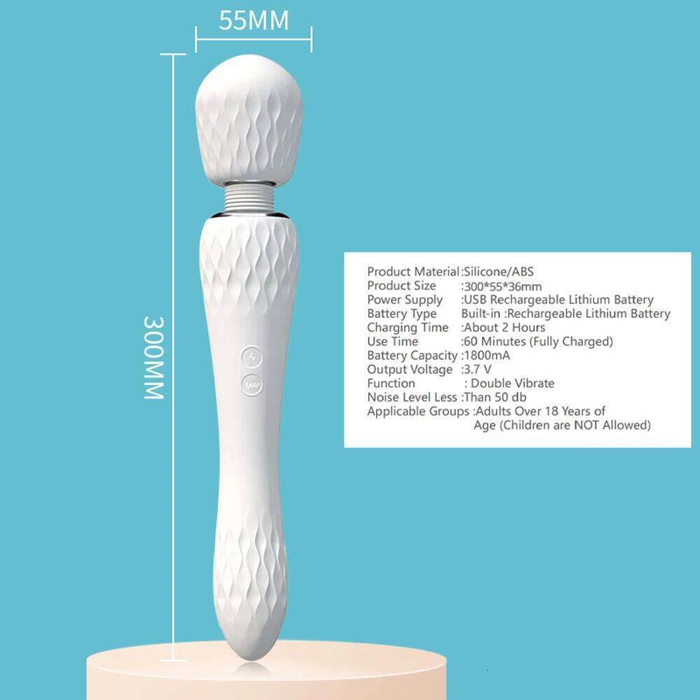 Double-headed Vibrator AV Massage stick Masturbator Female Goods Adults Women's Dildo Toys for Women Sex Shop W260305