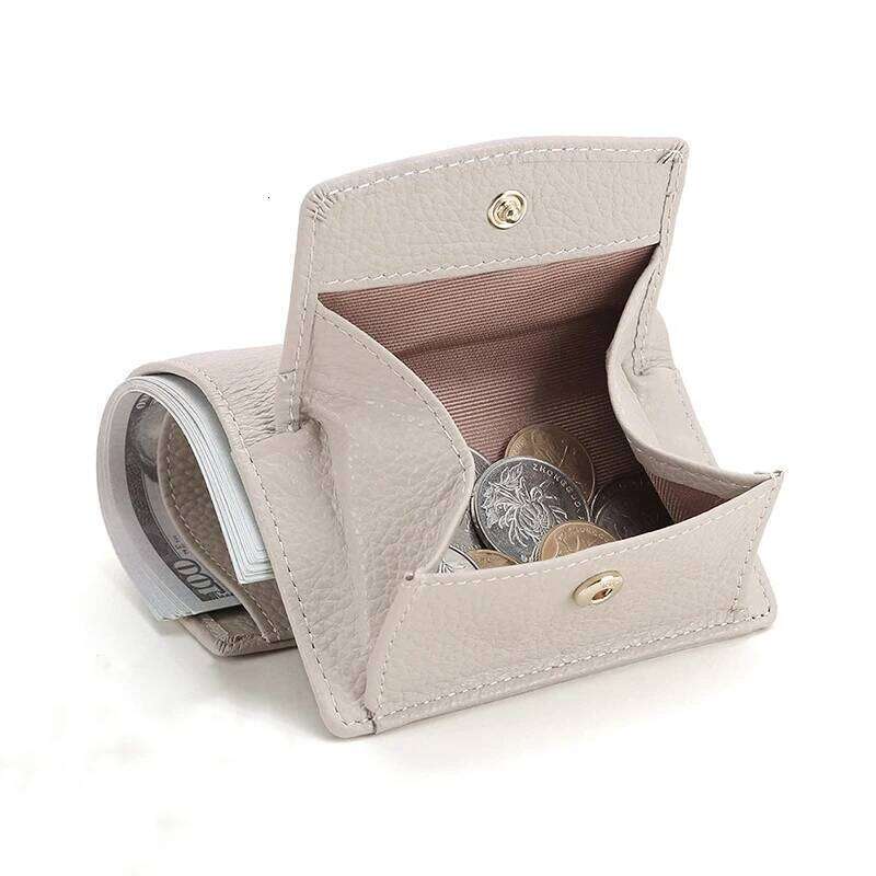 New Women PU Leather Purses Female Cowhide Wallets Lady Small Coin Pocket Rfid Card Holder Mini Money Bag Portable Clutch C260304