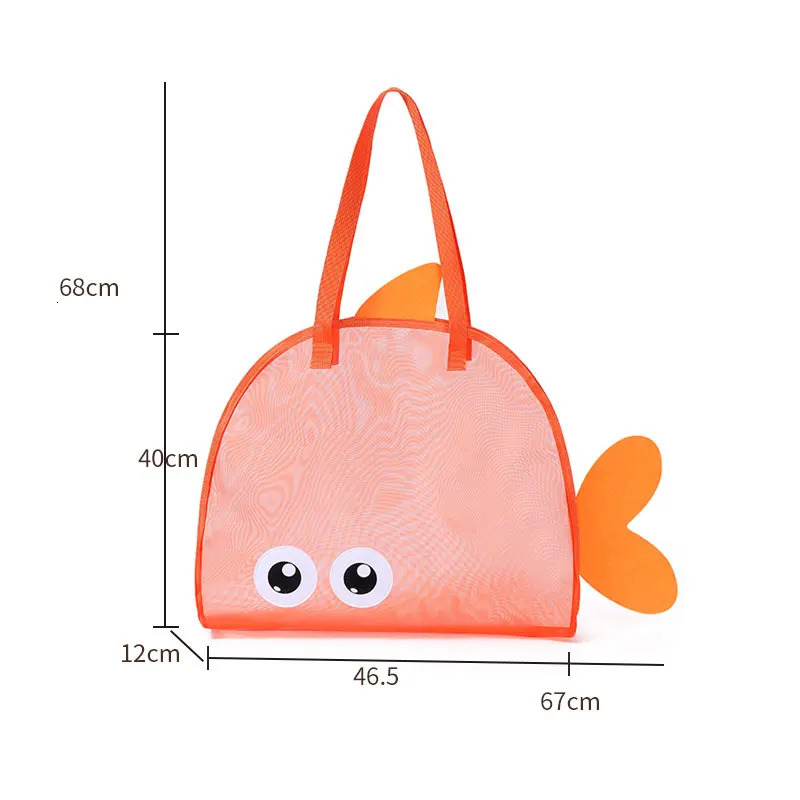 Summer travel beach bag childrens cartoon toy storage bag swimsuit storage bag big eye handheld toiletry bag 260303