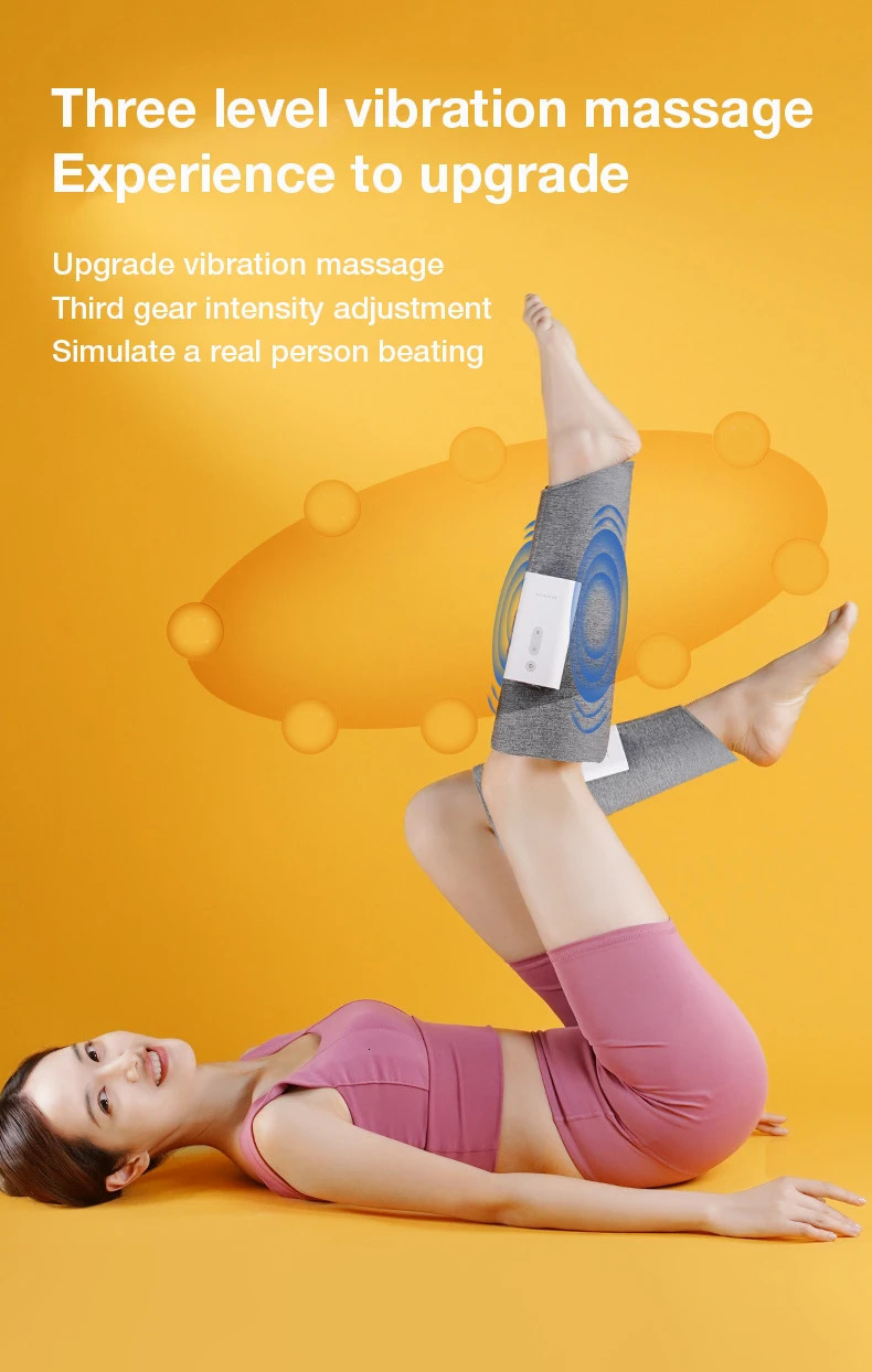 Wireless 360 Air Pressure Calf Massager Eletric 3 Mode Airbag Compresstion Leg Massage Foot Calf Muscle Relax Blood Circulation 260304