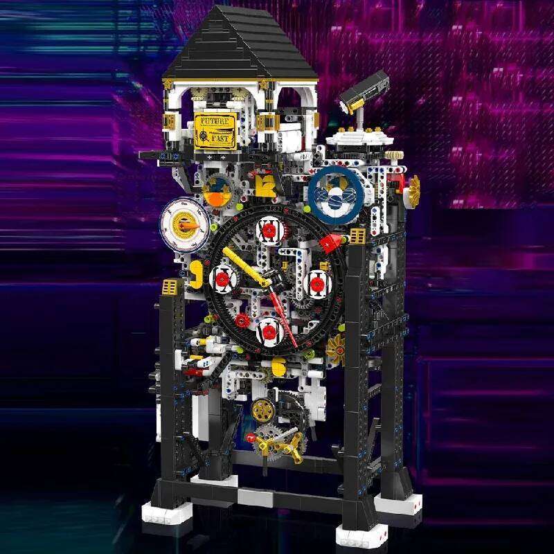 3181PCS Technik Motorized Cyberpunk Clock Building Blocks Model Kit Brick Set Assembly DIY Creative Toys Kids Christmas Gifts Z260306